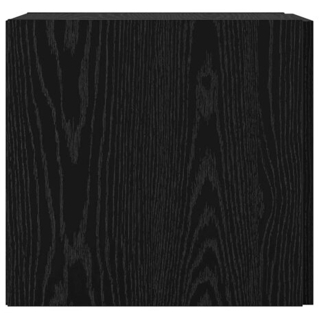 Wandkast Zwart Eiken 30 x 42,5 x 39,5 cm Bewerkt hout 6