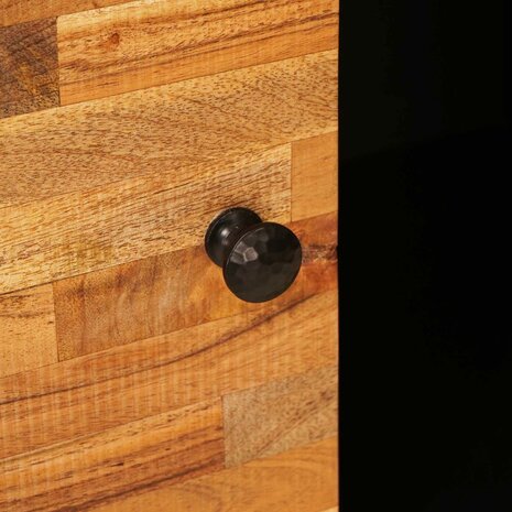 Bijzetkast Bruin 80 x 33,5 x 75 cm Massief Mango Hout 7
