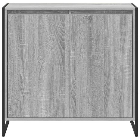 Bijzetkast Grijs Sonoma 79 x 36 x 75 cm Bewerkt hout 6