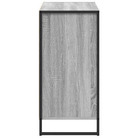 Bijzetkast Grijs Sonoma 79 x 36 x 75 cm Bewerkt hout 7