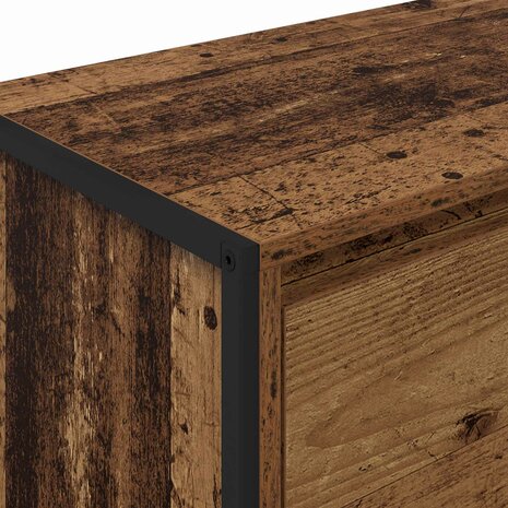 Bijzetkast Oud Hout 79 x 36 x 75 cm Bewerkt hout 9