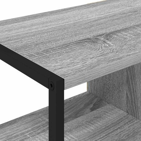 Bijzetkast Grijs Sonoma 96.5 x 30 x 75 cm Bewerkt hout 9