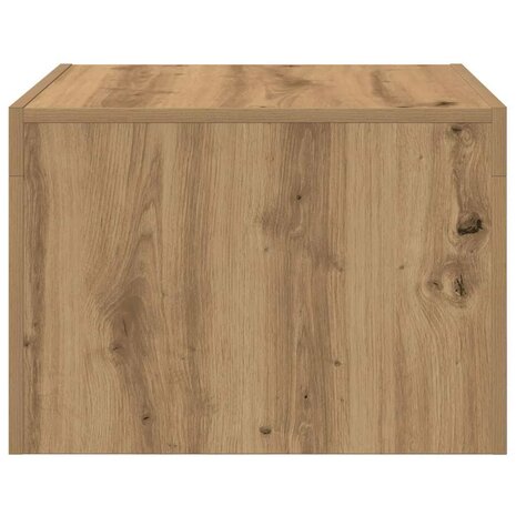 Salontafel Artisan Eiken 50 x 50 x 35 cm Bewerkt hout 6