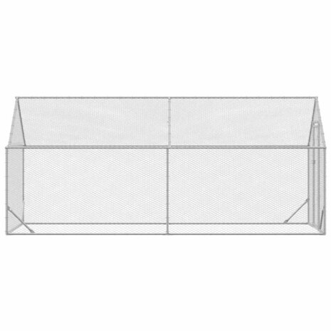 Kippenhok Zilver 400x170x177cm Gegalvaniseerd staal 5