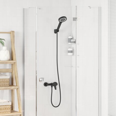 Doucheset Zwart G 1 / 2 inch Koper 3