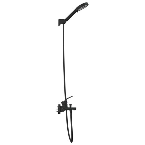 Doucheset Zwart G 1 / 2 inch 4