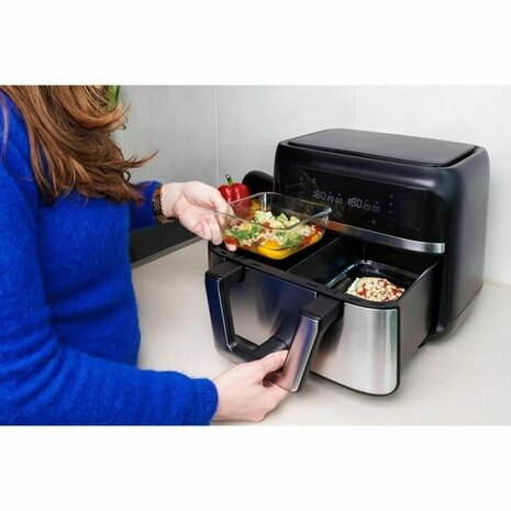 Ovenschaal Pyrex Transparant Borosilicaatglas Vierkant 2