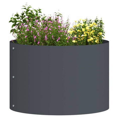 Tuin Bloempot Antraciet 30 x 30 x 20 cm Koudgewalst staal 3
