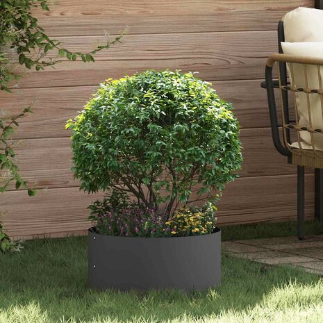 Tuin Bloempot Zwart 40 x 40 x 20 cm Koudgewalst staal 1