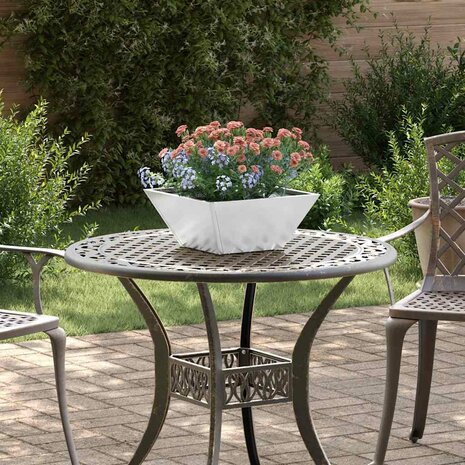 Tuin Bloempot Zilver 35 x 35 x 15 cm Gegalvaniseerd staal 1