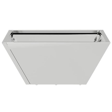Tuin Bloempot Zilver 35 x 35 x 15 cm Gegalvaniseerd staal 5