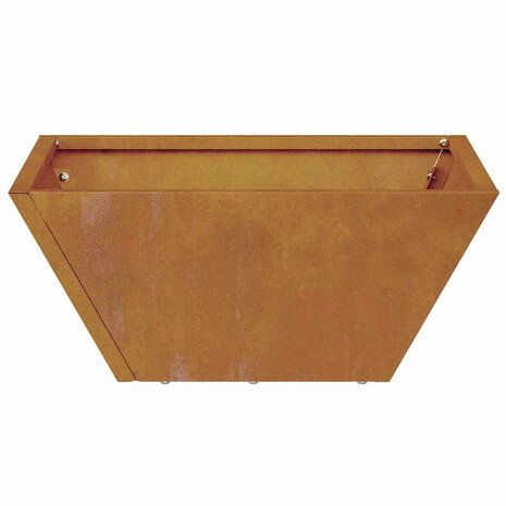 Tuin Bloempot Roestig 35 x 35 x 15 cm Cortenstaal 6