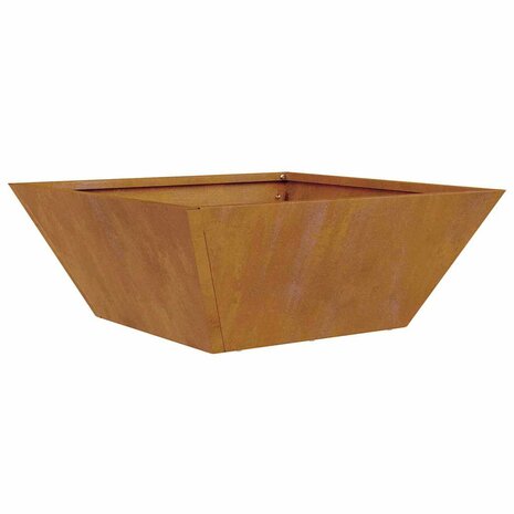 Tuin Bloempot Roestig 40 x 40 x 15 cm Cortenstaal 5
