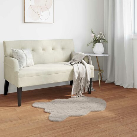 Nep Konijnenbont Tapijt Olite Beige 60 x 90 cm Polyester 1