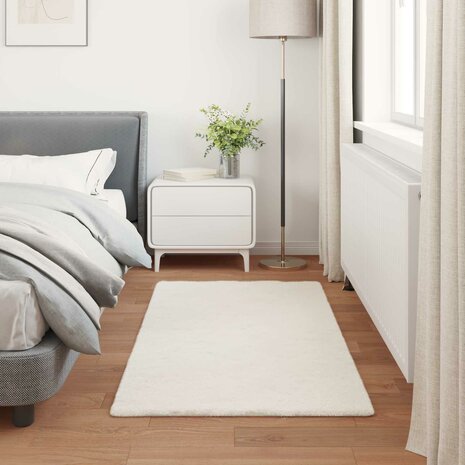 Nep Konijnenbont Tapijt Olite Cr&egrave;me 60 x 110 cm Polyester 4