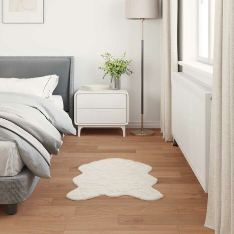 Nep Konijnenbont Tapijt Olite Cr&egrave;me 60 x 90 cm Polyester 4