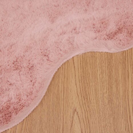 Nep Konijnenbont Tapijt Olite Roze 60 x 90 cm Polyester 9