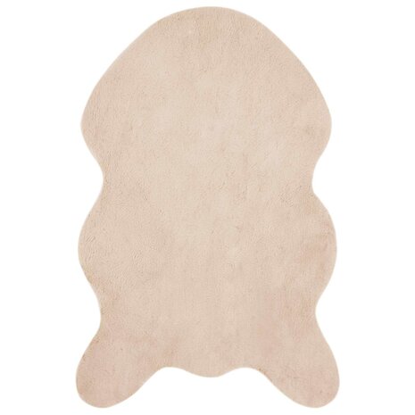 Nep Konijnenbont Tapijt Olite Taupe 60 x 90 cm Polyester 2