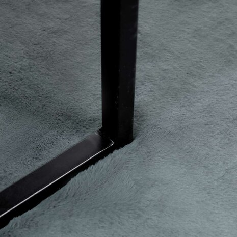 Nep Konijnenbont Tapijt Olite Antraciet 60 x 90 cm Polyester 6