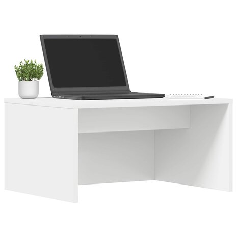Aan de muur bevestigd bureau Wit 60 x 45 x 30 cm Bewerkt hout 3