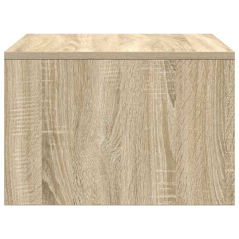 Aan de muur bevestigd bureau Sonoma Eiken 60 x 45 x 30 cm 6