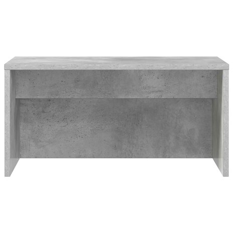 Aan de muur bevestigd bureau Beton Grijs 60 x 45 x 30 cm 5