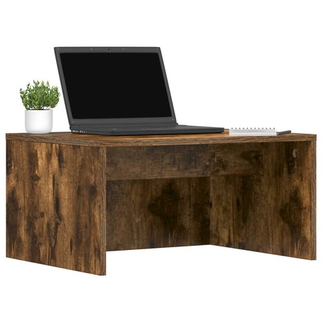 Aan de muur bevestigd bureau Gerookt eiken 60 x 45 x 30 cm 3