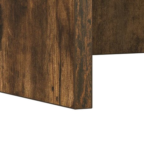 Aan de muur bevestigd bureau Gerookt eiken 60 x 45 x 30 cm 9