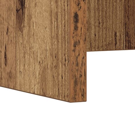 Aan de muur bevestigd bureau Oud Hout 60 x 45 x 30 cm 9