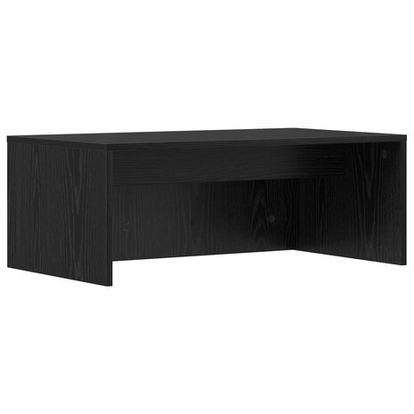 Aan de muur bevestigd bureau Zwart Eiken 80 x 45 x 30 cm 2
