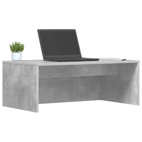 Aan de muur bevestigd bureau Beton Grijs 80 x 45 x 30 cm 3