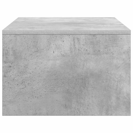 Aan de muur bevestigd bureau Beton Grijs 80 x 45 x 30 cm 6