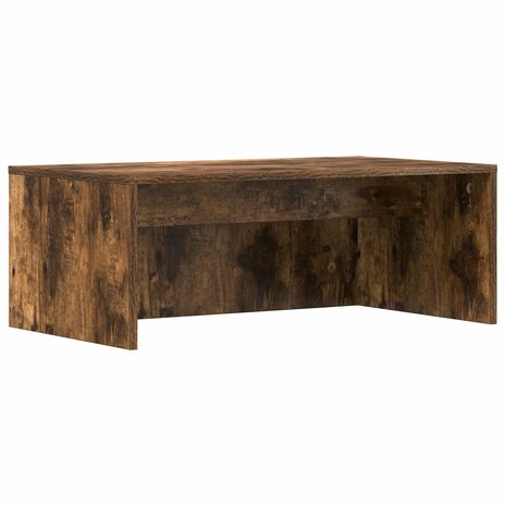 Aan de muur bevestigd bureau Gerookt eiken 80 x 45 x 30 cm 2
