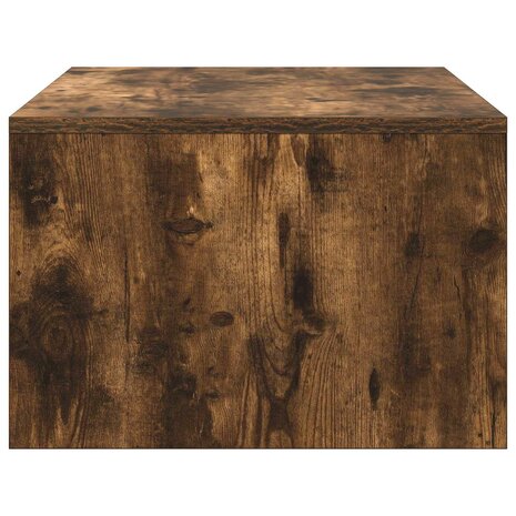 Aan de muur bevestigd bureau Gerookt eiken 80 x 45 x 30 cm 6