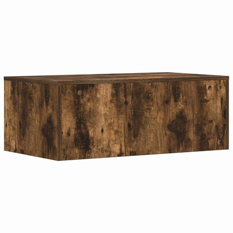 Aan de muur bevestigd bureau Gerookt eiken 80 x 45 x 30 cm 7