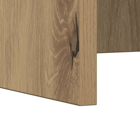 Aan de muur bevestigd bureau Artisan Eiken 80 x 45 x 30 cm 9