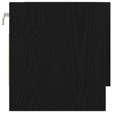 Kledingkast met lade Zwart Eiken 70 x 32,5 x 35 cm Bewerkt hout 9