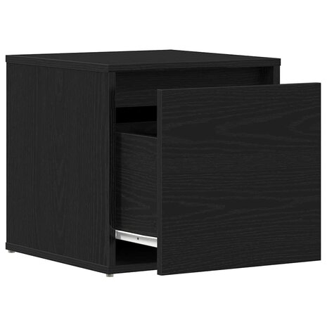 Ladekast met lade Zwart Eiken 40,5 x 40 x 40 cm Bewerkt hout 5