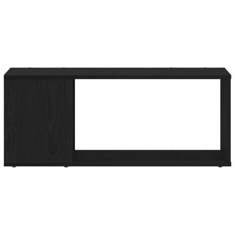 Tv-meubelset Zwart Eiken 80 x 24 x 32 cm Bewerkt hout 6