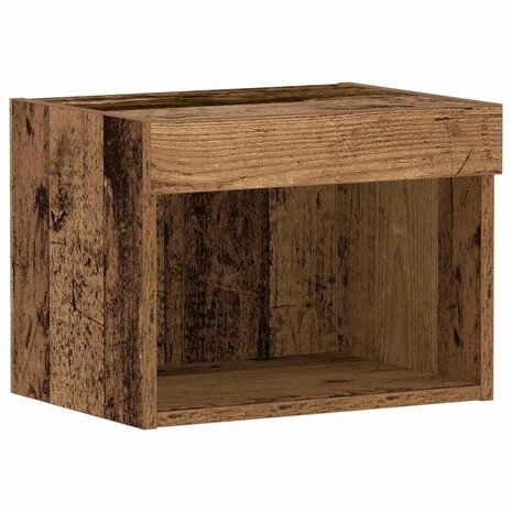 Tv-meubelset Oud Hout 40 x 30 x 30 cm Bewerkt hout 2