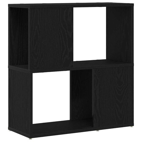 Tv-meubelset Wandgemonteerd Zwart 60 x 24 x 63 cm Bewerkt hout 2