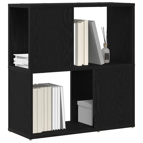 Tv-meubelset Wandgemonteerd Zwart 60 x 24 x 63 cm Bewerkt hout 3