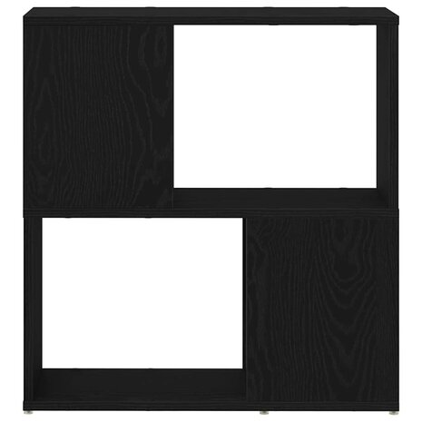 Tv-meubelset Wandgemonteerd Zwart 60 x 24 x 63 cm Bewerkt hout 5