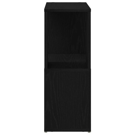 Tv-meubelset Wandgemonteerd Zwart 60 x 24 x 63 cm Bewerkt hout 6
