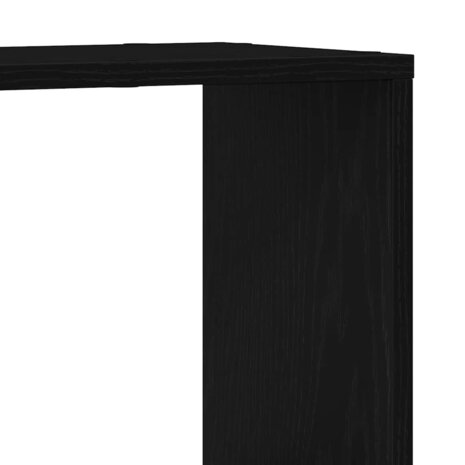 Tv-meubelset Wandgemonteerd Zwart 60 x 24 x 63 cm Bewerkt hout 8