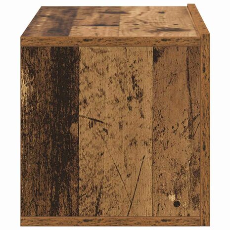 Tv-meubelset Wandgemonteerd Bruin 60 x 30 x 30 cm Bewerkt hout 7