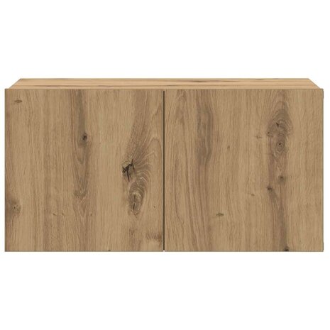 Tv-meubelset Wandgemonteerd Bruin 60 x 30 x 30 cm Bewerkt hout 6