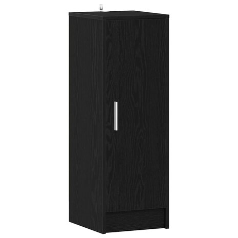 Schoenenkast met plank Zwart Eiken 32 x 35 x 92 cm Bewerkt hout 2