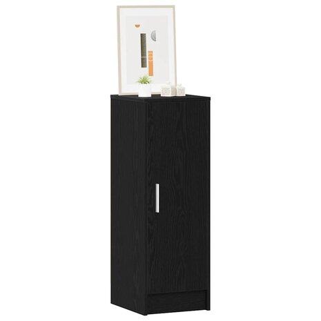 Schoenenkast met plank Zwart Eiken 32 x 35 x 92 cm Bewerkt hout 3