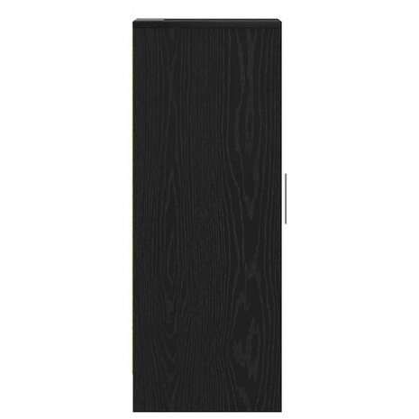 Schoenenkast met plank Zwart Eiken 32 x 35 x 92 cm Bewerkt hout 6